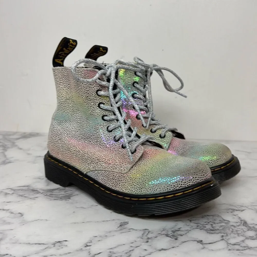 Dr. Martens Pascal Iridescent Lace Up Boots 2